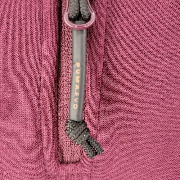 Puma Evo Hooded Womans Pullover Sweatshirt S Plum Size S NWT MSRP $70 - Picture 10 of 11